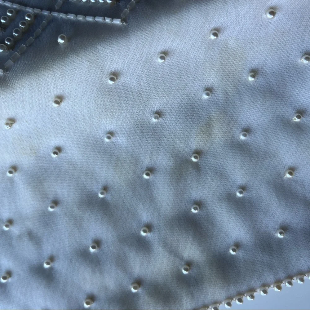 VINTAGE Pearl-Embellished Clutch … contents included - Picture 4 of 5